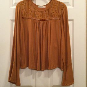 NEW! Embellished Live to be Spoiled BLOUSE bell sleeves